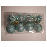 JOIEDOMI 24 Pcs Baby Blue Christmas Tree Ornaments Set, 2.36\" Shatterproof Christmas Balls, Xmas Hanging Ornaments Decorations for Tree Wreath Garland Holiday Wedding Indoor Party Decor