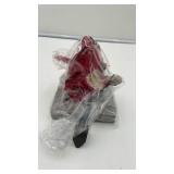 Newman House Studio Christmas Cardinal Stocking-Holder Decoration - Holiday Figurines Stocking-Hanger for Fireplace Mantle 5.1 * 4.3 * 6.1 inch