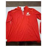 Wisconsin Badgers Quarter Zip Pullover SIZE XL