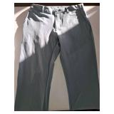 Greg Norman Menâs ML75 Microfiber Yarn Stretch Fabric Midweight Chino Pant (Green  32Wx32L)