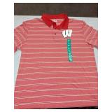 Wisconsin Badgers NCAA Striped Polo Shirt