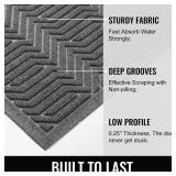 FACTORY SEALED - Door Mat Indoor Entrance, Sturdy Front Door Mat Outdoor, Absorbent Muddy Dirt Resist Welcome Door Mats, Non-Slip Backing Entry Mat Doormat for Entryway, Fade and Stain Resistant, 36x2