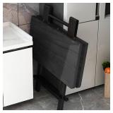 Portable Dining Table,Foldable Table Kitchen Table Space Saving Drop Leaf Dining Table RV Table Folding Small Square Dining Room, for Home, Office, Dormitory and Dining Room