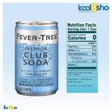 FACTORY SEALED - Fever-Tree Club Soda Premium Mixer 5.07 fl oz Aluminum Cans 24 Pack