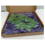 FACTORY SEALED - Lansdowns Artificial Flower Foam Rose 25pcs Real Looking Fake Rose with Stems Leaves for Home Decoration Party Garden Centerpieces DIY Wedding Bouquetsï¼Purpleï¼