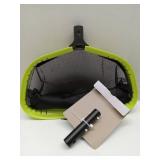 APPEARS NEW - Sepetrel Pool Net,Professional Swimming Pool Leaf Skimmer Nets for Cleaning with Double-Layer Deep Big Bag,Heavy Duty Aluminum Frame & Handle Rake(Pole Not Included)