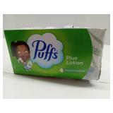 Puffs Plus Lotion Facial Tissue, 1 Family Box, 124 Tissues Per Box