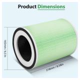 APPEARS NEW - Sinnya Kilo Pet Filter Replacement Compatible with Afloia Kilo, KILOPLUS, KILOPRO, MIRO, MIRO PRO and MORENTO MR-Kilo, 360Â° 4-Stage Filtration, 2 Pack, Green