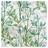 FACTORY SEALED - LEMON CLOUD Window Privacy Film, Stained Glass Window Film, Decorative Rainbow Window Clings, Static Cling Non Adhesive Door Stickers, Anti-UV Sun Blocker Heat Control for Home 17.5 x