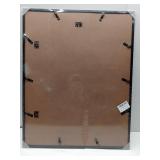 FACTORY SEALED - Hoikwo 22x28 Black Plastic Frame with Plastic Cover, Display Pictures 18x24 with Mat or 22x28 Without Mat, 1 Pack 22 by 28 Frame for Wall Hanging