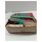 Nicole Fantini Plastic Silverware Heavyweight Combo, Disposable Flatware Red/Green/Gold Cutlery 240 pieces 80 of each Forks, Knives, Spoons