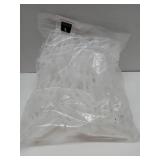 UNOONE Christmas Light Clips - White Hooks for Outdoor String Lights- Gutter Clips for Hanging Outdoor Lights - Holiday Light Slips for Halloween Christmas - 100 Pack (White)