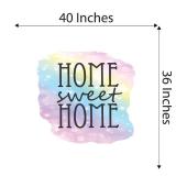 FACTORY SEALED - Design With Vinyl Home Wall Decals Home Sweet Home Cute Wall Art Sticker Feel The Love: 