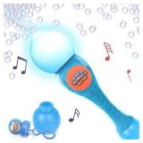 APPEARS NEW - ArtCreativity Bubble Wand for Kids Toys, Light Up Automatic Bubble Blower Maker Wand with LED & Music, Toddler Bubble Toy, Fluid & Batteries Included, Great Gift Idea, Bubbles Party Favo