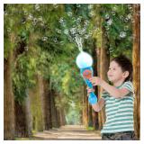 APPEARS NEW - ArtCreativity Bubble Wand for Kids Toys, Light Up Automatic Bubble Blower Maker Wand with LED & Music, Toddler Bubble Toy, Fluid & Batteries Included, Great Gift Idea, Bubbles Party Favo