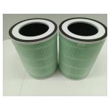 APPEARS NEW - Luripid Air Purifier Filter Replacement, Compatible with Afloia KILO, KILOPLUS, KILOPRO, MIRO, MIRO PRO and MORENTO MR-Kilo, Kalo Air Purifier, 2 Pack (Green-pet Care Filter)