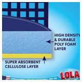 APPEARS NEW - LOLA Squeeze Sponge Mop Refill - w/Foam & a Natural Cellulose Layer, Absorbs and Wicks Moisture, only Fits LOLA Brand Sponge Mop, 9â Head (2 pack)