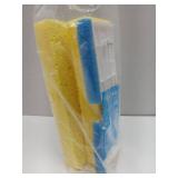 APPEARS NEW - LOLA Squeeze Sponge Mop Refill - w/Foam & a Natural Cellulose Layer, Absorbs and Wicks Moisture, only Fits LOLA Brand Sponge Mop, 9â Head (2 pack)