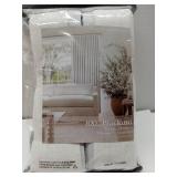 FACTORY SEALED - 90 Inch Pinch Pleated Linen Curtains 2 Panel Set for Living Room Cream Natural Thick Linen Textured Drapes 90 Inches Long Pinch Pleat Drapes Birch Ivory Semi Sheer Curtain for Dining 