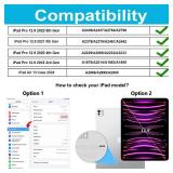 FACTORY SEALED - Case for iPad Air 13 Inch M3 2025 & M2 2024: Military Grade Cover for iPad Pro 12.9 6th/5th/4th/3rd Generation W/Screen Protector- Stand- Pencil Holder- Handle- Shoulder Strap- Purple