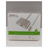 APPEARS NEW - Lightning to HDMI/VGA/AV Multi-Adapter