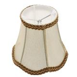 FACTORY SEALED - LALAFINA 1pc Cloth Lamp Shade European Style Lampshade Vintage Bell Lamp Shade for Table Wall Lamp Living Room Decoration, Golden