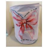 APPEARS NEW - Inspirational Pink Bow Storage Bag