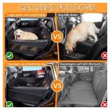 FACTORY SEALED - YJGF Large Dog Car Seat Large Size Dog,Pet Car Seat Cover for Back Seat Extende,Pet Booster