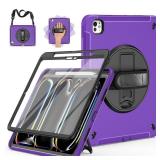 FACTORY SEALED - Miesherk Case for iPad Pro 13 Inch 2025, Military Grade Heavy Duty Shockproof iPad 13 M4 Case 8th Generation (2024, 7th Generation) - Screen Protector, Rotating Stand, Hand/Shoulder S