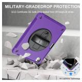 FACTORY SEALED - Miesherk Case for iPad Pro 13 Inch 2025, Military Grade Heavy Duty Shockproof iPad 13 M4 Case 8th Generation (2024, 7th Generation) - Screen Protector, Rotating Stand, Hand/Shoulder S