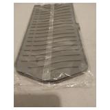 FACTORY SEALED - Silicone Sink Faucet Absorbing Drying Mat Grey (24 x 5.6 x 0.5 inches) Durable Absorbent and Protector Draining Pad for Kitchen, Bathroom, Ternal Sinkmat, Water Drip Catcher Splash Tr