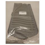 FACTORY SEALED - Silicone Sink Faucet Absorbing Drying Mat Grey (24 x 5.6 x 0.5 inches) Durable Absorbent and Protector Draining Pad for Kitchen, Bathroom, Ternal Sinkmat, Water Drip Catcher Splash Tr