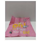 APPEARS NEW - Throw Pillow Covers Youll Dr Seuss Oh The Places You Ll Go Graduation Pillowslip Square Sofa Cute 18 x 18 Inches Cushion Cases Pillowcases