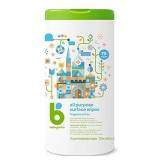 FACTORY SEALED - Babyganics All Purpose Surface Wipes, Fragrance-Free, 75 Count Plant Based and Non-Abrasive, No Ammonia, No Bleach (Pack of 1)