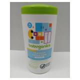 FACTORY SEALED - Babyganics All Purpose Surface Wipes, Fragrance-Free, 75 Count Plant Based and Non-Abrasive, No Ammonia, No Bleach (Pack of 1)