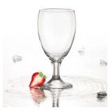 Libbey Claret Footed Iced Tea Glasses, Set of 4 (missing 1)