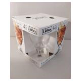 Libbey Claret Footed Iced Tea Glasses, Set of 4 (missing 1)