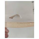 \0\" Wooden Number with 2 mounting holes "