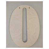 \0\" Wooden Number with 2 mounting holes"