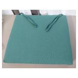 Decor Therapy Outdoor Patio Seat Cushion in Turquoise 18\x20\" - Retail: $59"""