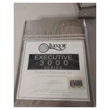 Impressions Solid Double Embroidered Microfiber Pillowcase Set 20"x30"