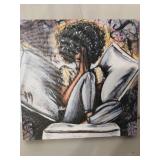 Contemporary Figure Study Canvas Art 12"x12"
