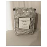 Nanshing Fuller Grommet Single Curtain Panel, Anthracite, 54 x 84" - Retail: $80