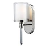 Z-Lite Argenta 1-Light Wall Sconce  Chrome 35