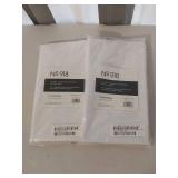 2pk No. 918 Juliette Voile Sheer Rod Pocket Curtain Panel - Retail: $52