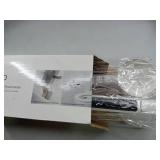 FACTORY SEALED - EHRRD A Pair(Two) Suction Cup Bathroom Grab Bar with Black Accent - Secure Safety Handle for Bathtubs and Showers, Non-Slip Shower Handrail for Seniors and Elderly, No Drilling Requir