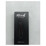 FACTORY SEALED - Alizeal Mens 3.15inches Rose Pattern Necktie with Floral Handkerchief Set, Burgundy