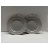 (UNUSED) NEW Certified International Round Rim Plate, 9 Dia. x 1" h. Melamine Mushroom (Pack of 6)