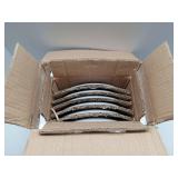 (UNUSED) NEW Certified International Round Rim Plate, 9 Dia. x 1" h. Melamine Mushroom (Pack of 6)