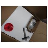 (UNUSED) Avery Beaded 3 Light Flush Mount Light Fixture Wood Bead, Farmhouse Chandelier, Antique Rustic Ceiling Light Fixture for Kitchen Hallway Entryway Laundry Bedroom Nursery Passway